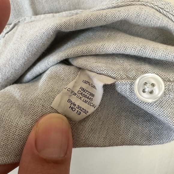 J.Crew Oxford shirt in grey - Picture 2 of 2